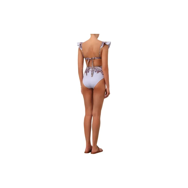 Zimmermann Ottie Ruffled One Piece Swimsuit-3