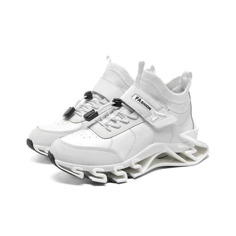 OFF-WIERAH Non-slip Breathable And Wear-resistant High-Top Casual Running Shoes Men's-2