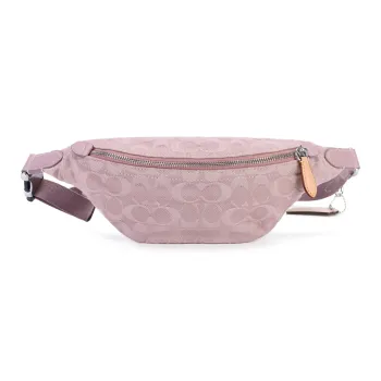 COACH Charter Fabric Sling Bag Fanny Pack Large Size Women's Purple