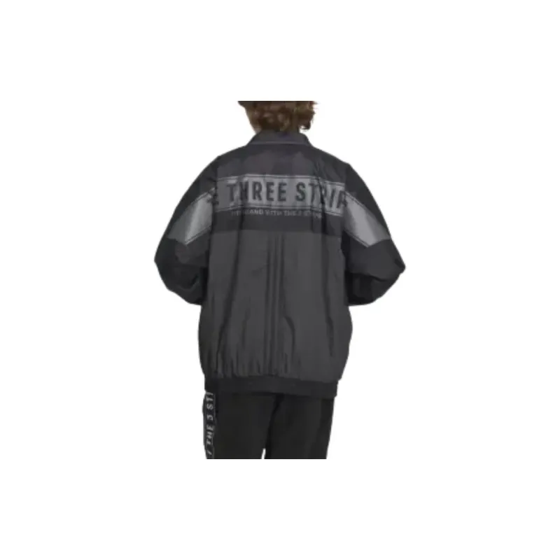 Adidas Jackets Men Black+Shopping Bag-3