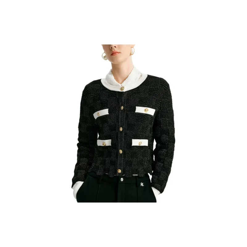 KARL LAGERFELD FW24 Knitwear Women's Black-4