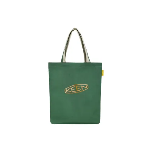 KEEN Nylon Tote Bag Shopping Bag Shoulder Bag Handbag Unisex amp Yellow With Green