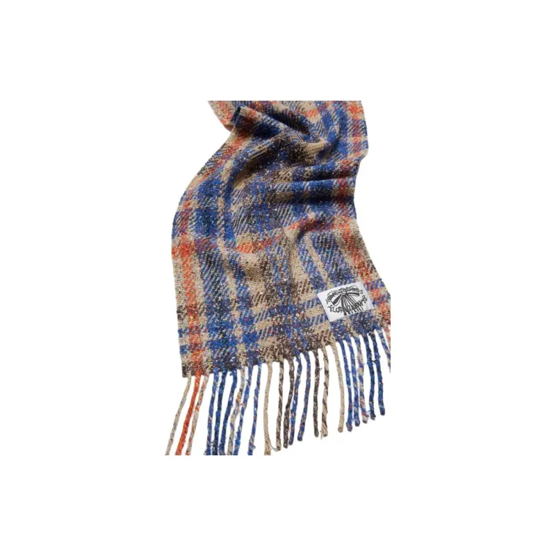Acne Studios Plaid Fringe Scarf-1