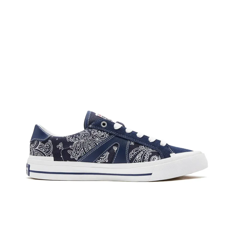 Vision Street Wear V76 Low Top Skateboard Shoes Unisex Navy Blue-1