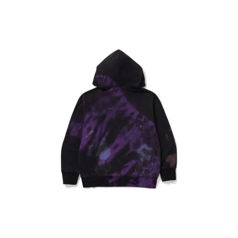 Bape Tie Dye College Relaxed Fit Pullover Hoodie-1