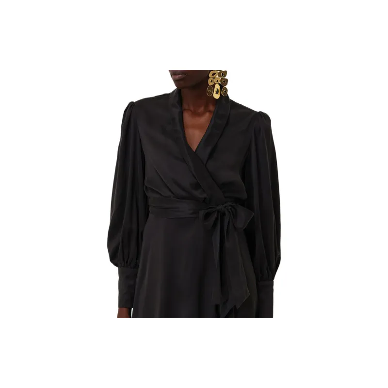 Zimmermann FW24 Long Sleeved Dress Women's Black-4