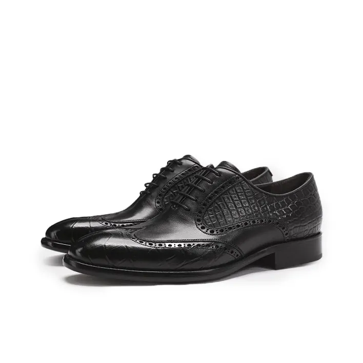 Voguhomme Dress Shoes Men's Black-3