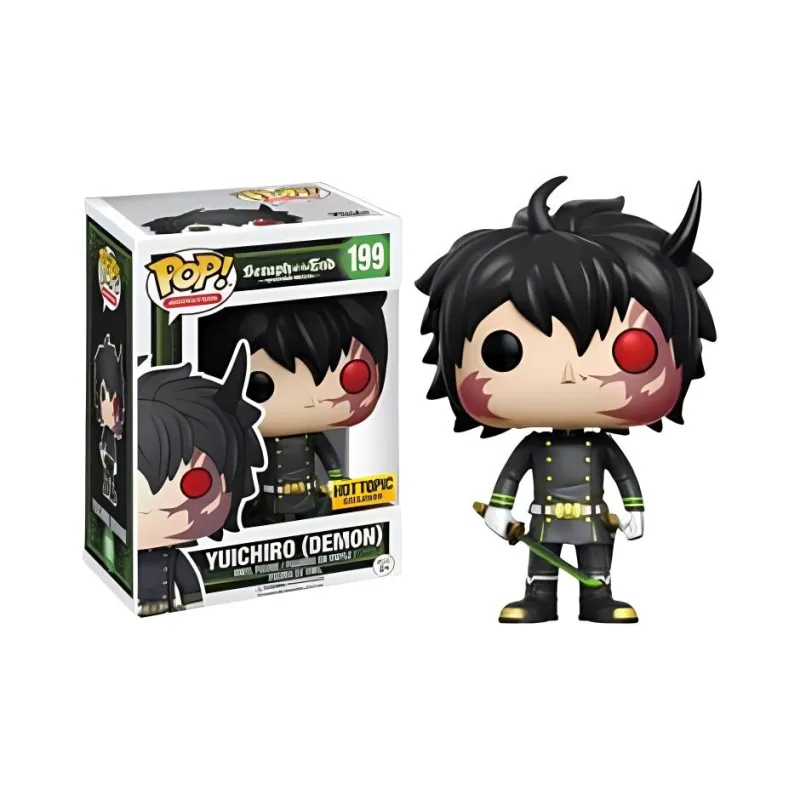 Funko POP! Collection Animation: The Fiery Angel Of Destruction Hundred Nights Yūichi Demon Chibi Figures 9.5cm-2