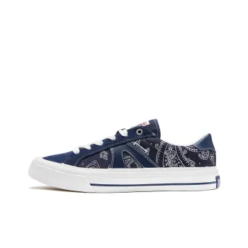 Vision Street Wear V76 Low Top Skateboard Shoes Unisex Navy Blue