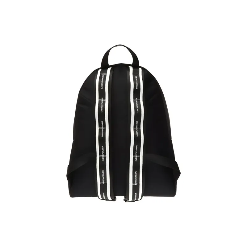 EMPORIO ARMANI Fabric Backpack Men's Black-3