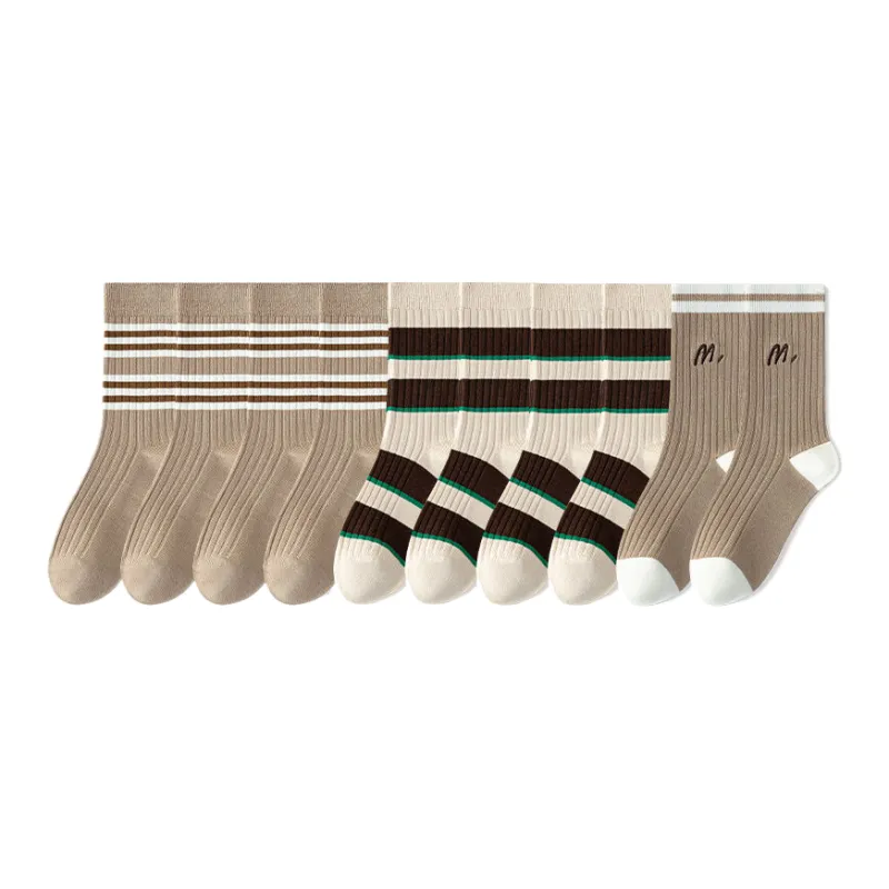 Lan Miao Mid Calf Socks Women's 10 Pack-4