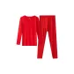 China Red-[100% cotton Crew Neck Clothing Sets]
