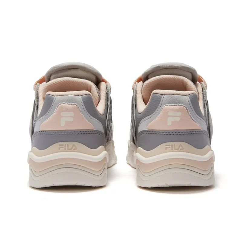 FILA FUSION KICKDX Abrasion Resistant Low Top Skateboard Shoes Women's Gray-3