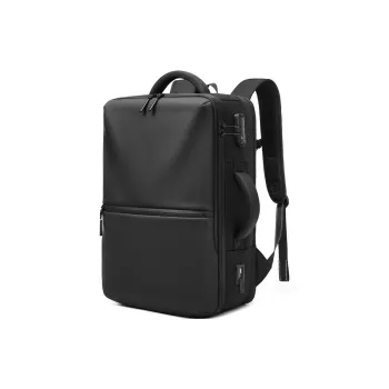 DOSRFINI Oxford Multifunction Waterproof Backpack Regular Men's Black