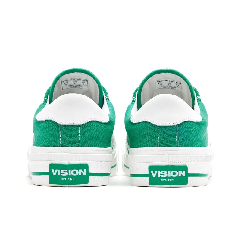 Vision Street Wear V76 Low Top Skateboard Shoes Unisex Fruit Green-4