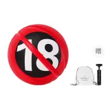 18 No Nonsense-Pump, Inflation Needle, Ball Bag