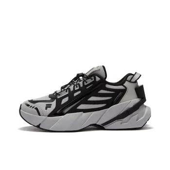 FILA FUSION TI 22 Slip Resistant Low Top Casual Shoes Men's Gray Black