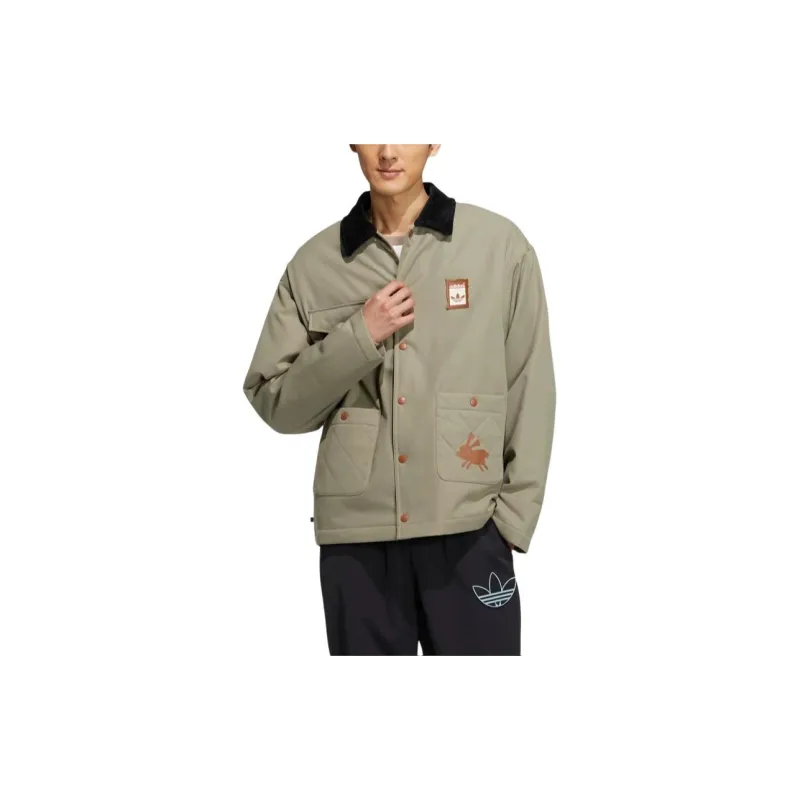 Adidas Originals x Mtss Clover Rabbit Hole Puffer Jacket Men's Earth Umber-2