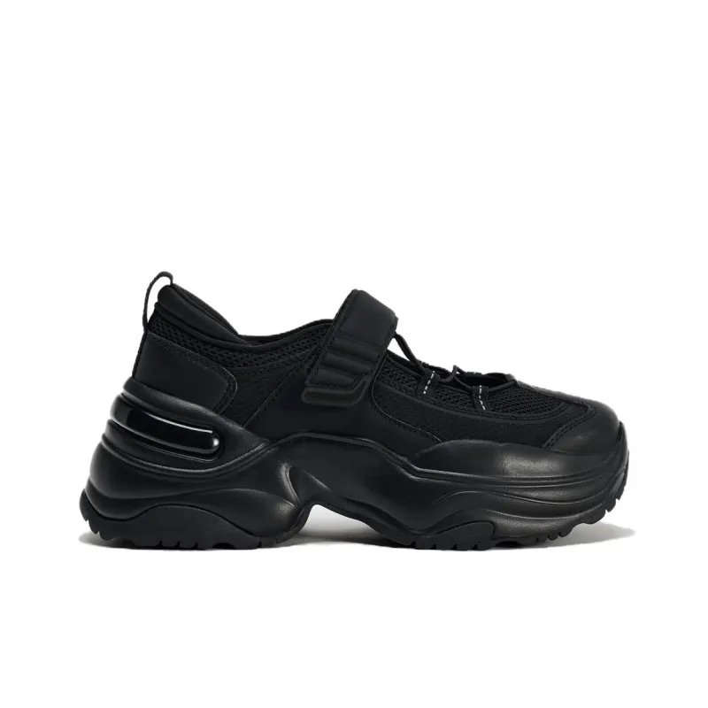 ZARA Abrasion Resistant Low Top Casual Shoes Women's Black-1