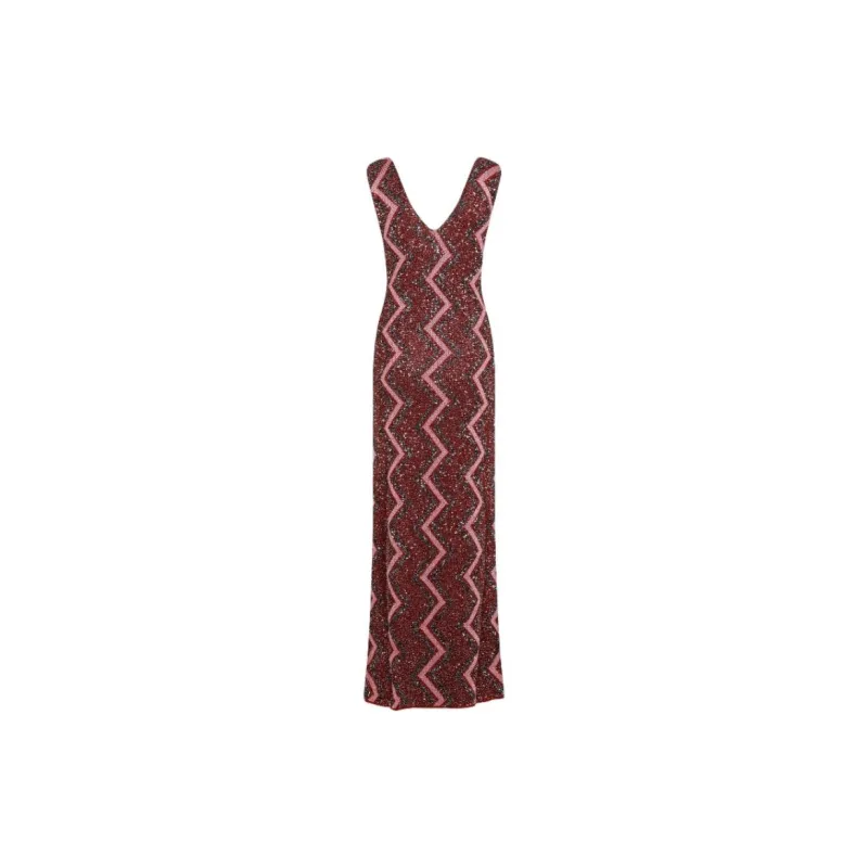 MISSONI Sequin Embellished Zig Zag Maxi Dress-1