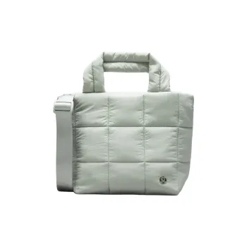 Lululemon Nylon Tote Bag Shopping Bag Shoulder Bag Crossbody Bag Handbag Mini Women's Jade Gray
