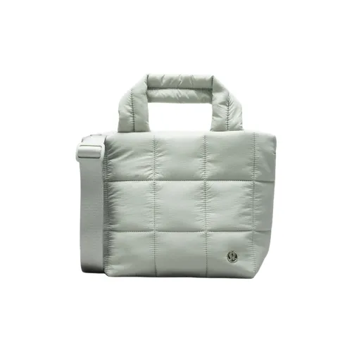 Lululemon Nylon Tote Bag Shopping Bag Shoulder Bag Crossbody Bag Handbag Mini Women's Jade Gray