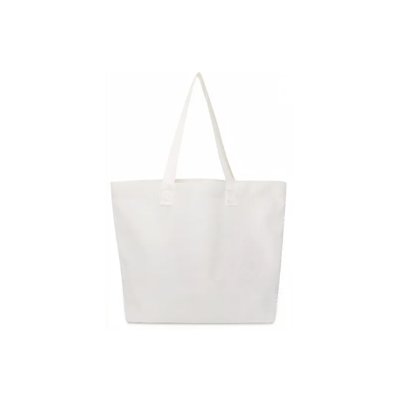 Converse Canvas Tote Bag Shopping Bag Canvas Bag Handbag Regular Unisex White-2