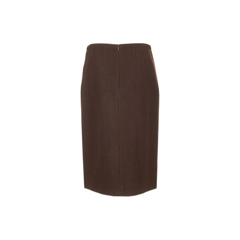 DRIES VAN NOTEN Shelda Front Slit Midi Skirt-1