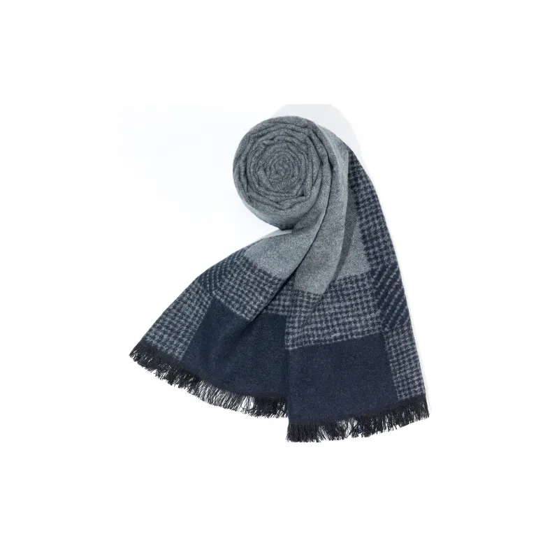 Shanghai Story 100% Mulberry Silk Knit Scarves Men's Multiple Colors-7