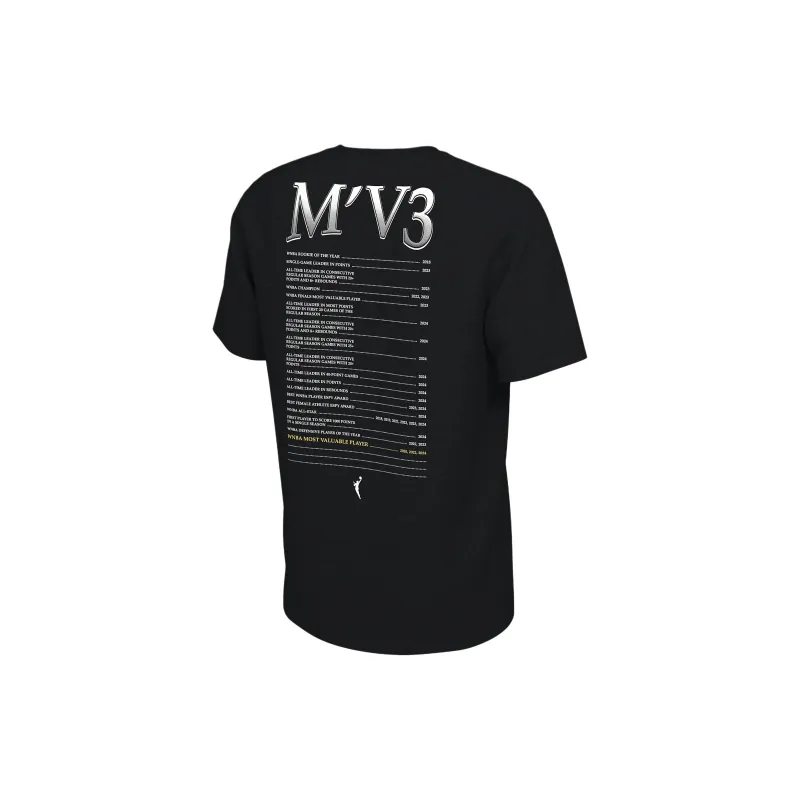 Nike A'ja Wilson Wnba 2024 Mvp T Shirt-1