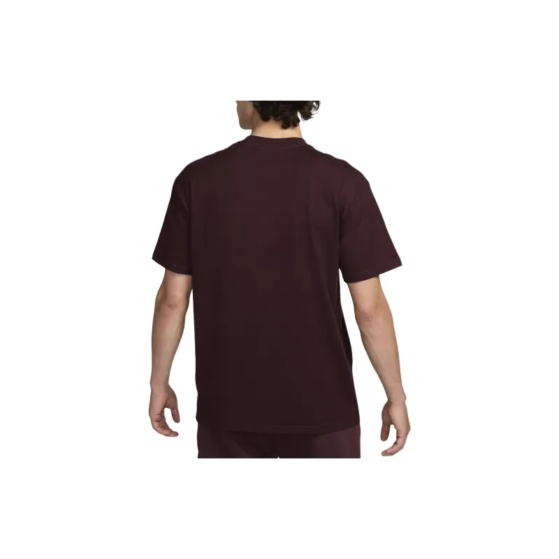 Nike T Shirts Men Burgundy-1