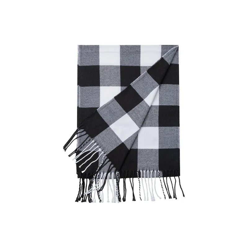 BAIJUAN Knit Scarves Unisex-1