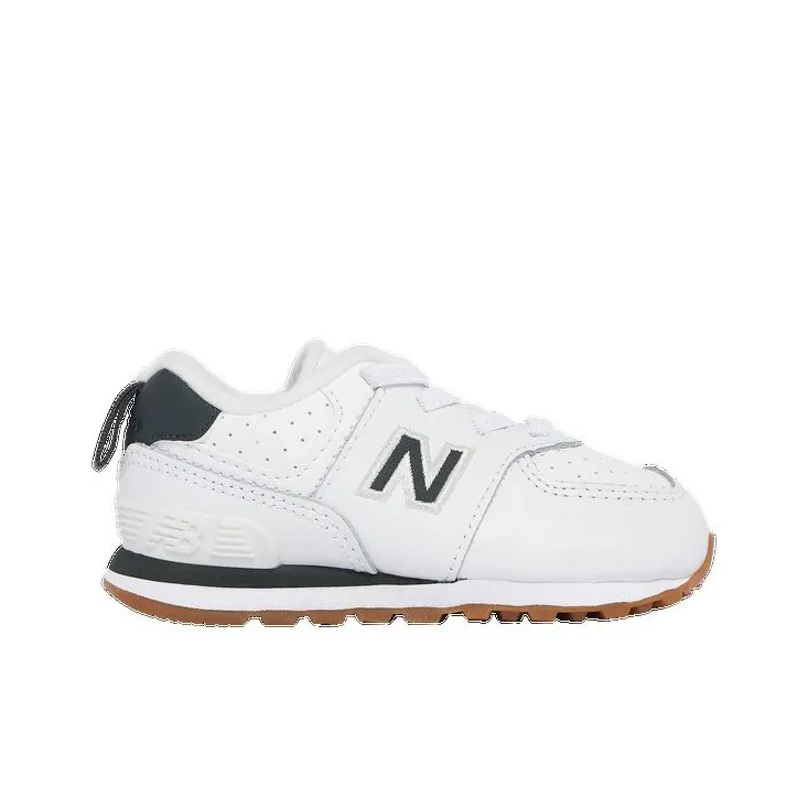 New Balance NB 574 Slip-Resistant Low-Top Running Shoes Unisex White-1