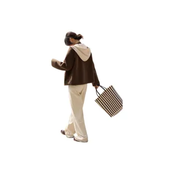 XWI Velvet feel Coat Women's Coffee
