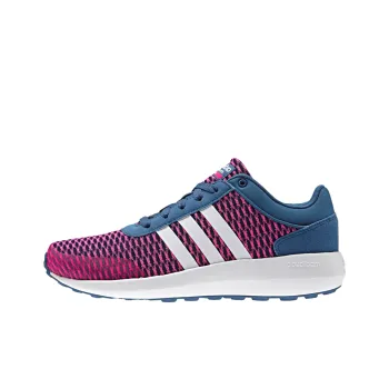 Adidas Cloudfoam Anti-Slip Wear-Resistant Low-Top Running Shoes Women's Red