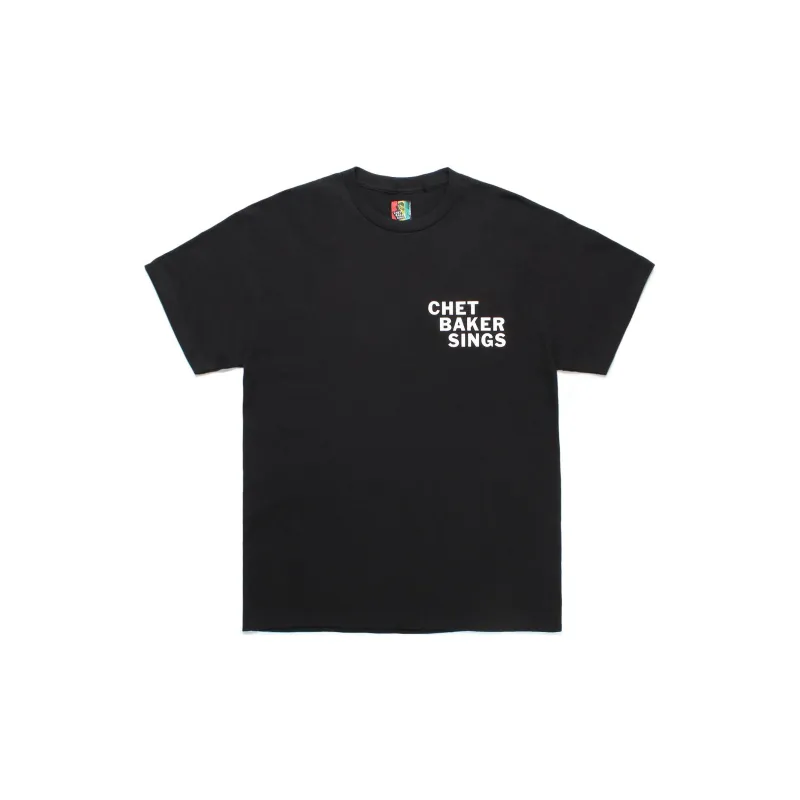 WACKO MARIA x CHET BAKER CHET BAKER Collaboration FW24 T-Shirt Unisex Black-1
