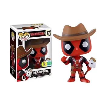 Funko Pop! Marvel Deadpool Cowboy Sdcc Bobble-Head #117