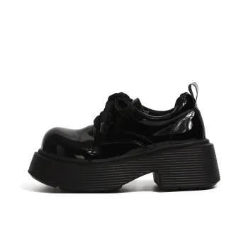 SHUXI Casual Single Shoes Women's Black