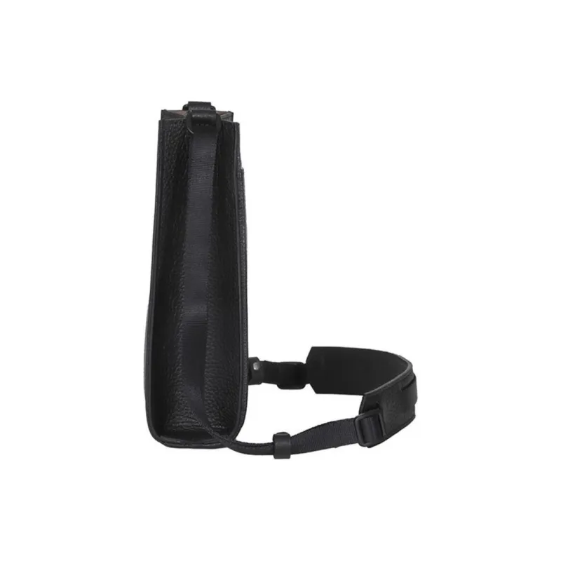 SAMSONITE Cow Leather Shoulder Bag Crossbody Bag Mini Unisex Black-2