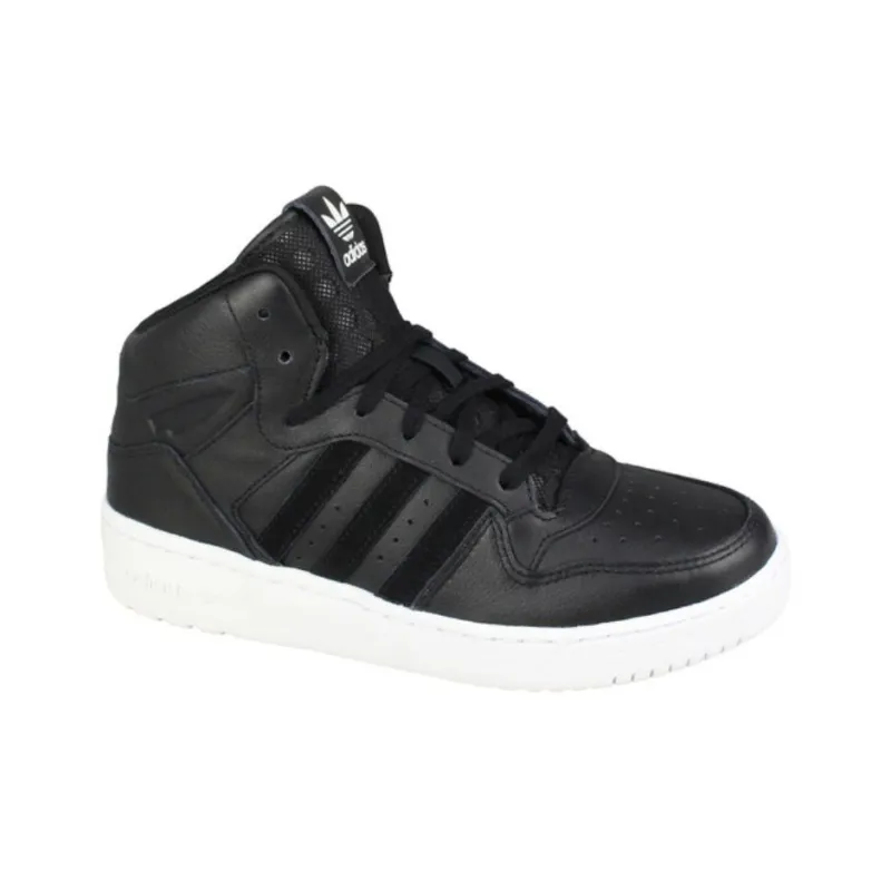 Adidas Originals Attitude Anti Slip Wear Resistant High Top Skateboard Shoes Women's Black-1