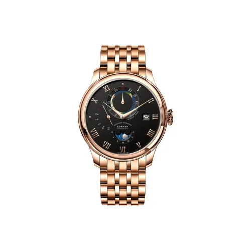 BORMAN Automatic Mechanical Movement Watch Men's Watches White Dial