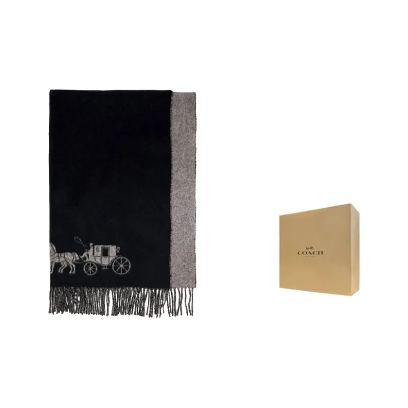 COACH Knit Scarves Unisex-2