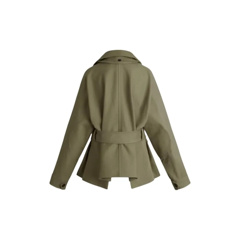 CARVEN SS22 Jackets Coats Women's Olive Green-1