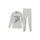 Heather Gray Mock Neck Bike