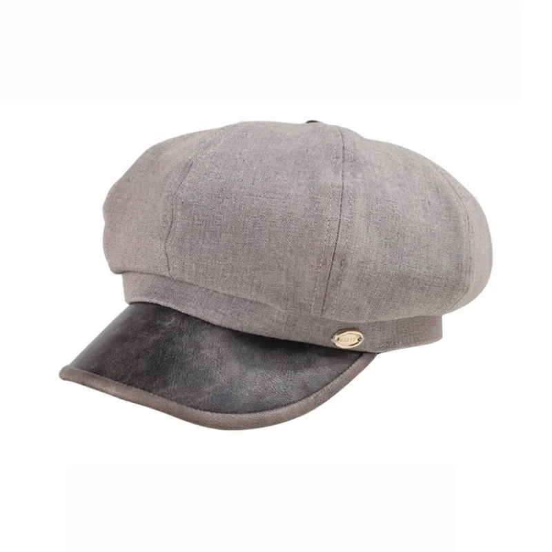 TUCANO Cotton Linen Blend Berets Women's-4