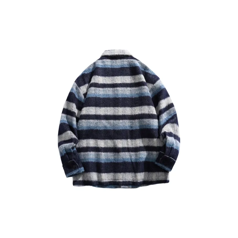 PEIMENG Jackets Coats Unisex Deep Sea Blue-1