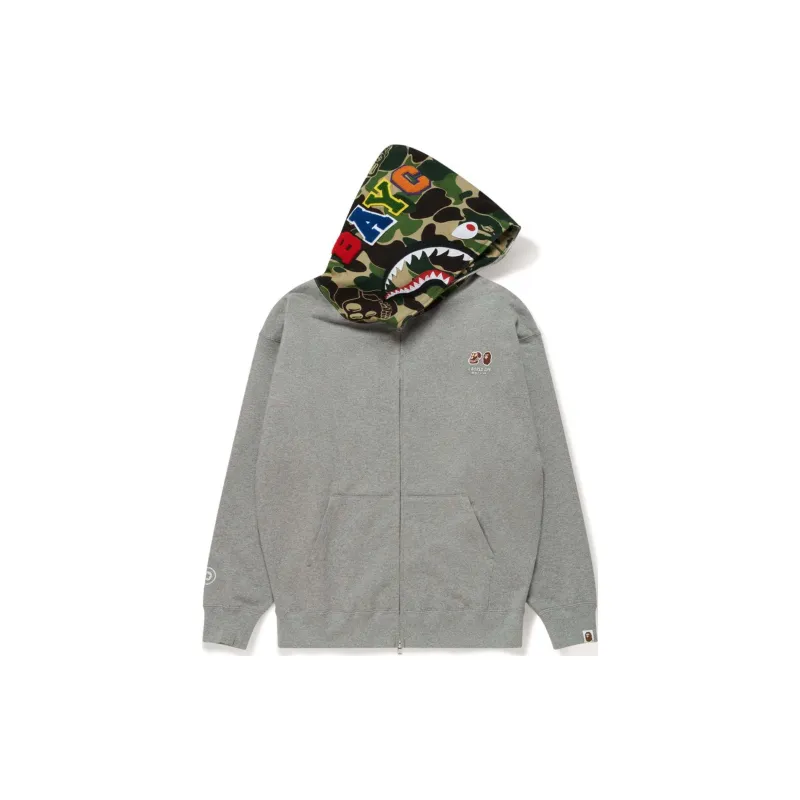 Bape X Bored Ape Yacht Club Shark Full Zip Hoodie-1