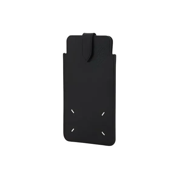 Maison Margiela Cow Leather One Shoulder Crossbody Card Holder Men's Black-1