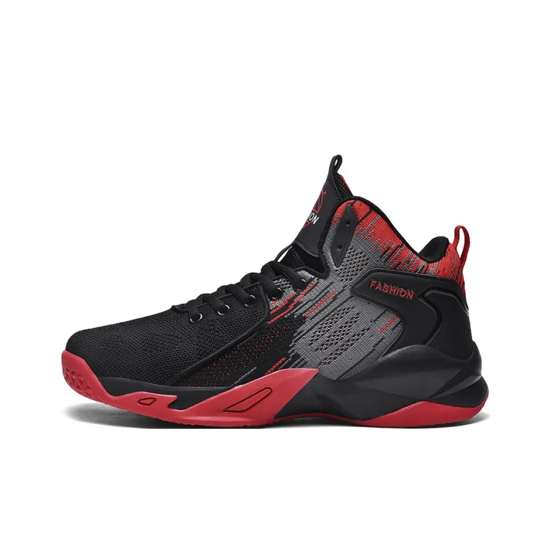 MUSNODO Shock Absorbers With Slip Resistant And Abrasion Resistant Properties High Top Basketball Shoes Unisex-13