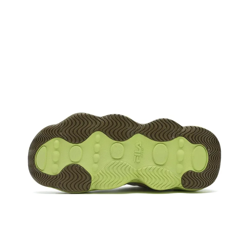 FILA PEASE Pea Shoe Low Top Casual Shoes Women's Green Yellow-4
